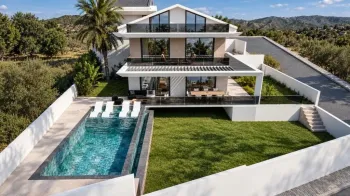 Modern four bedroom private villas in Ovacik Fethiye